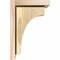 Ekena Millwork Huntington Rough Sawn Corbel w/Backplate, Douglas Fir, 8"W x 8"D x 12"H COR08X08X12HUN01RDF - alternate 2